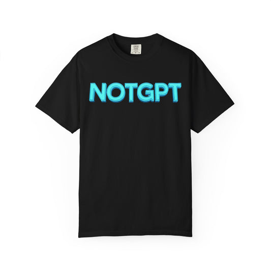 NOTGPT Daring Cyan | Regular Fit Tee