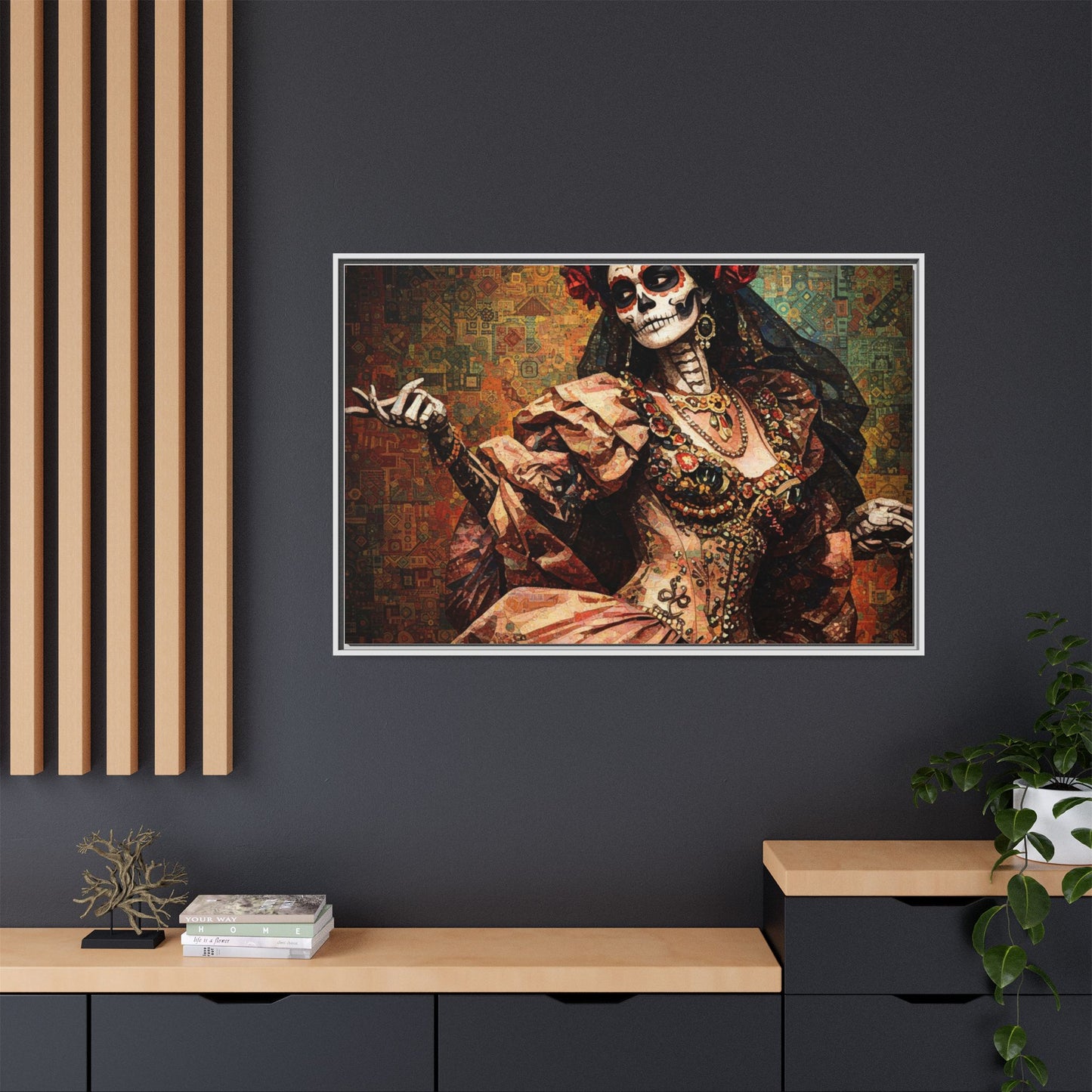 LaCatrina Elegance: Professional Art Series #6 - Framed Matte Canvas
