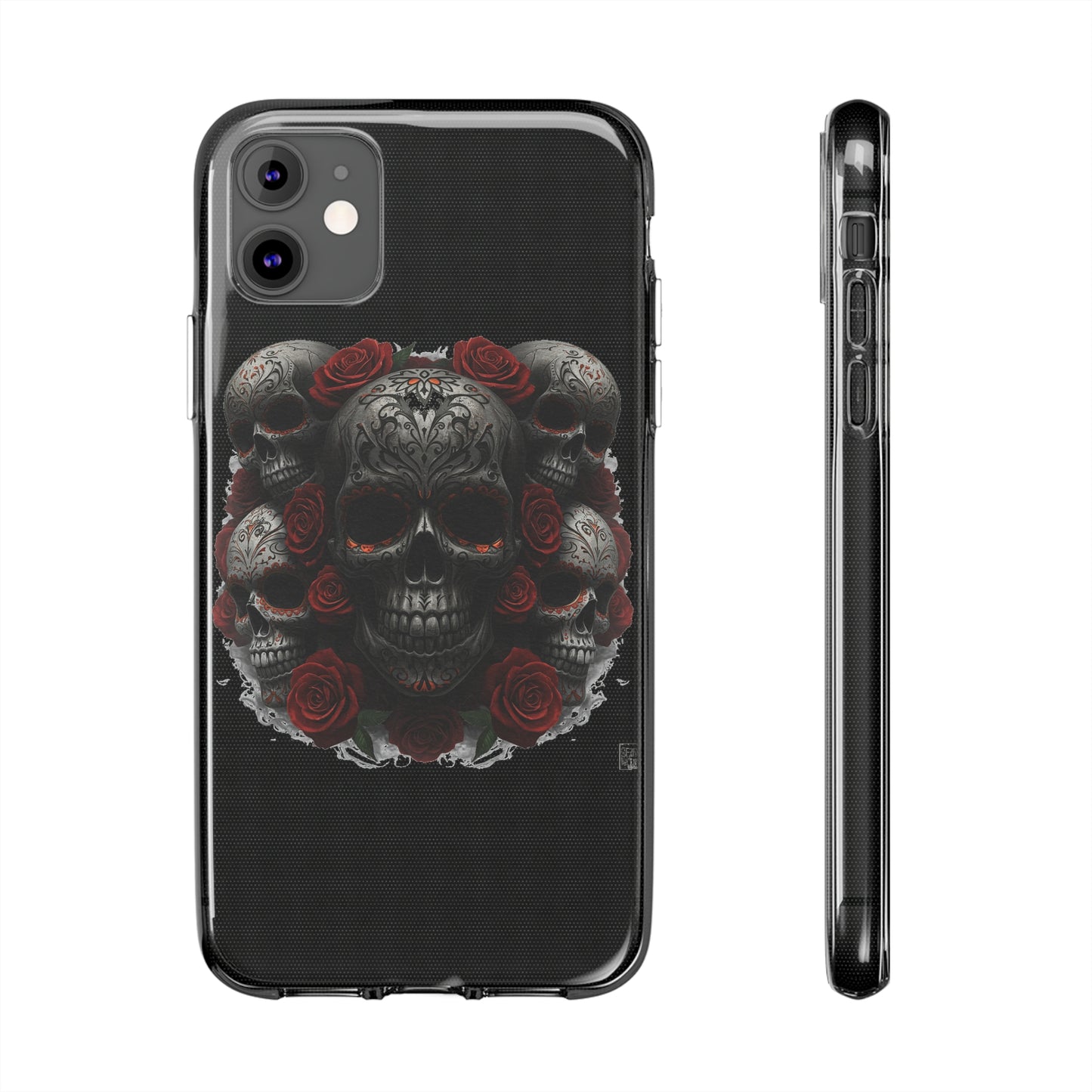 LaCatrina Edge: Clear Silicone Case for Bold Spirits