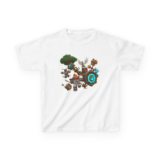 Pixel Pals Playground - Kids' Trendy Voxel Tee