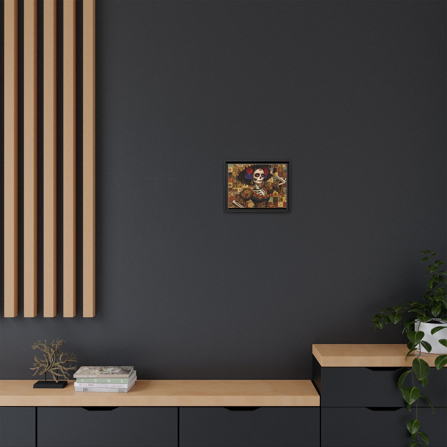 LaCatrina Elegance: Professional Multi-Color Framed Matte Canvas