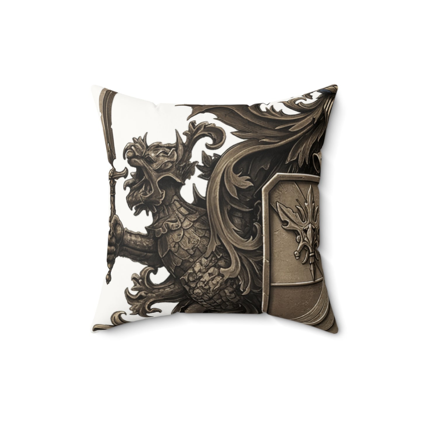 Urban Edge: Faux Suede Square Pillow