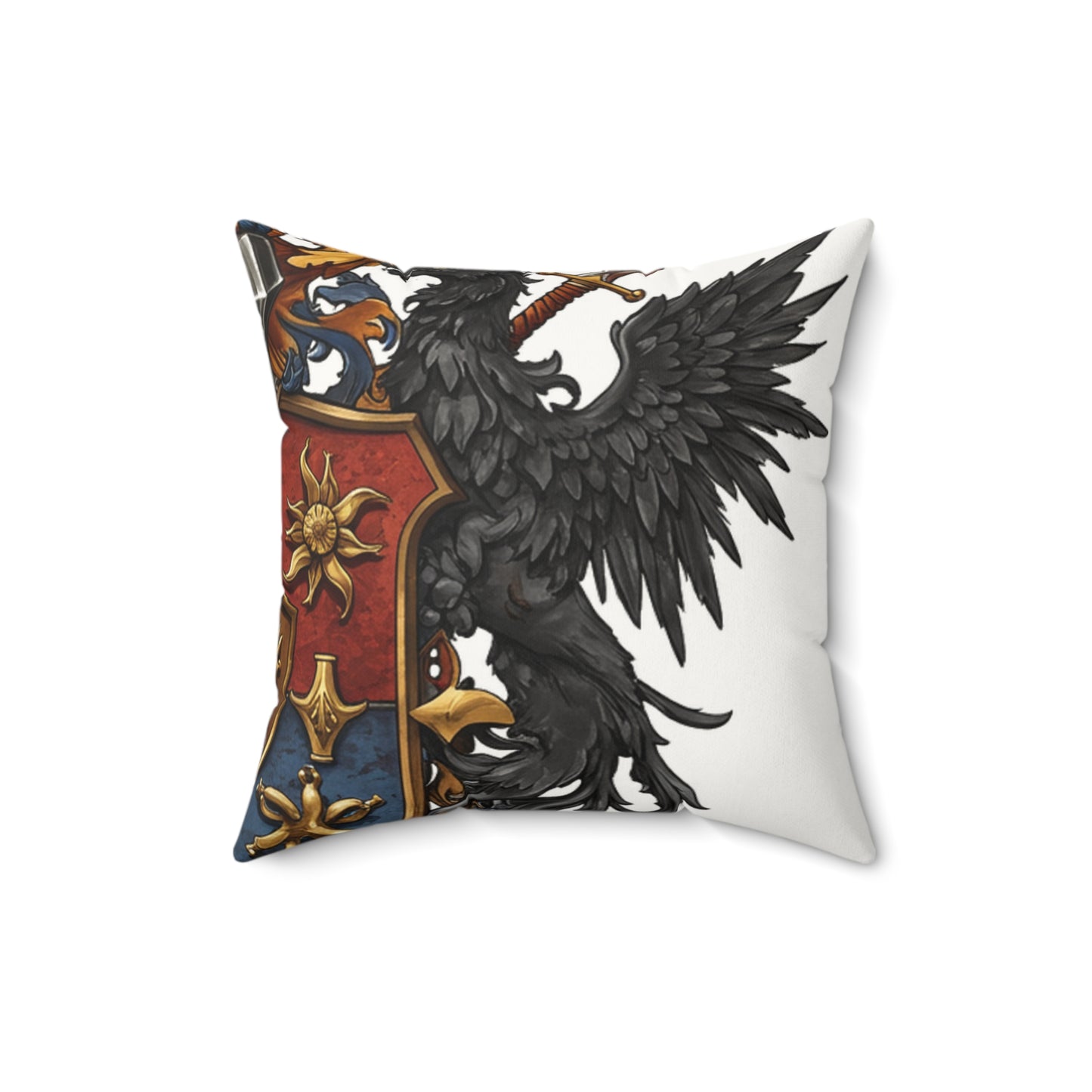 Urban Edge: Faux Suede Designer Pillow