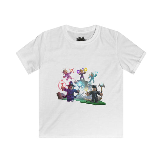 Back to School Voxel Adventure - Kids Softstyle Tee