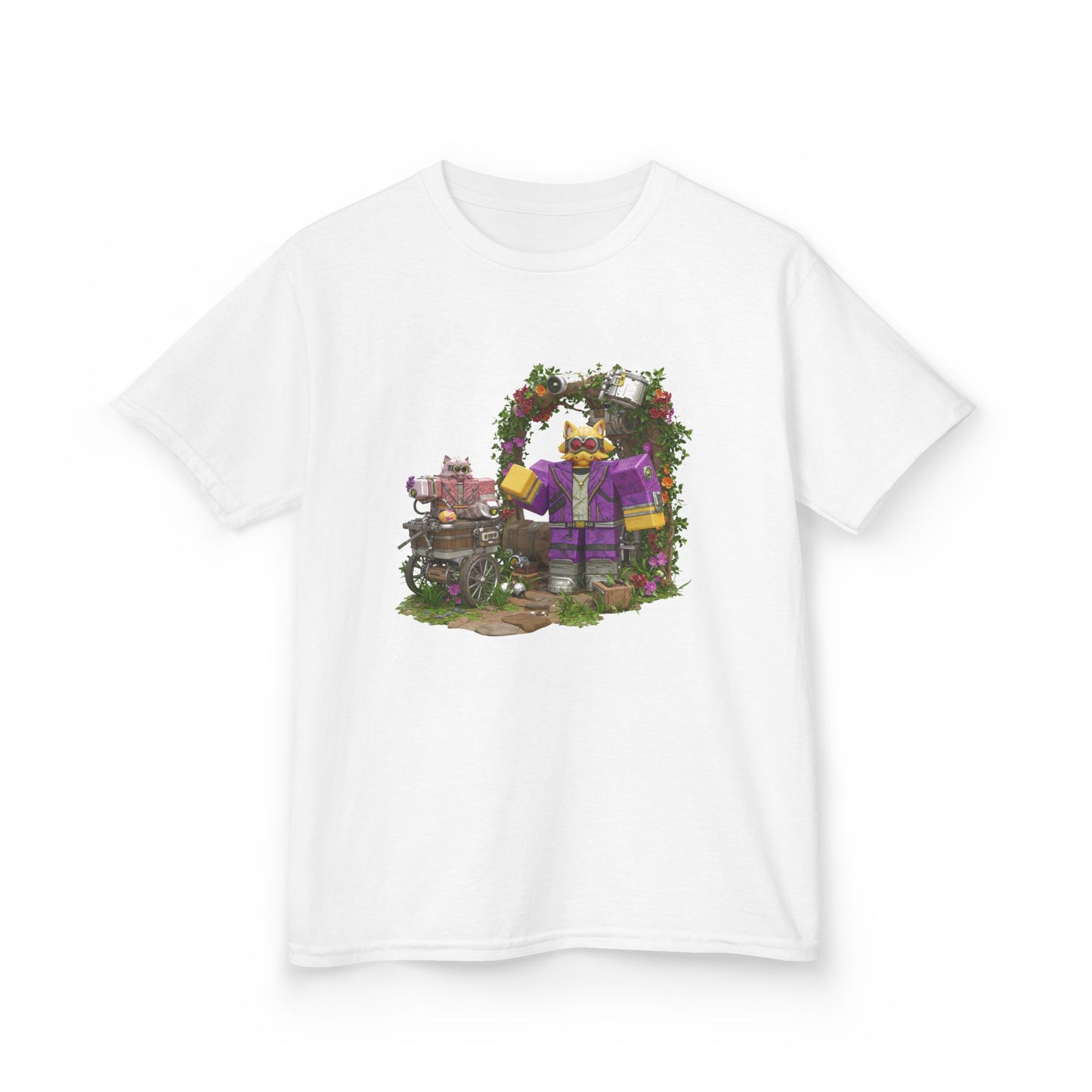 Pixel Pals Adventure - Kids' Trendy Voxel Tee