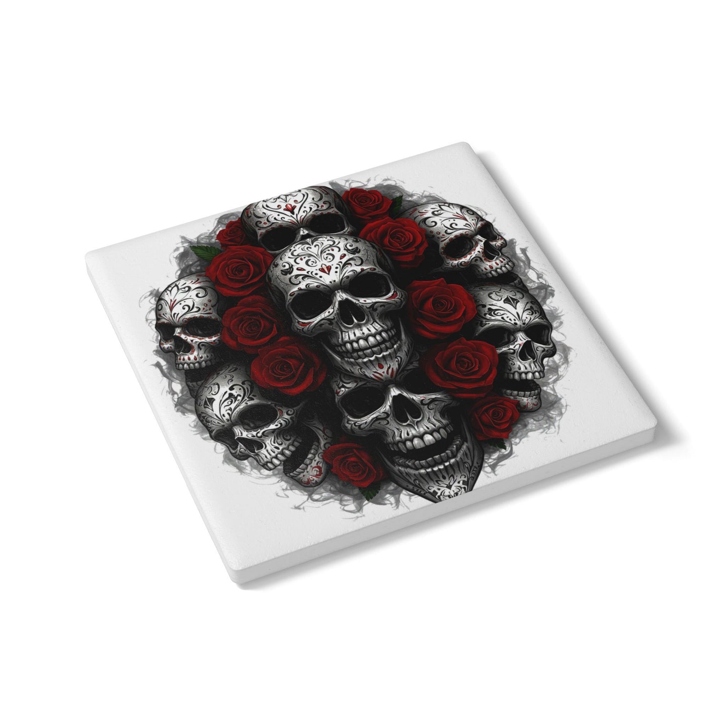 LaCatrina Edge: Daring Ceramic Coaster #35