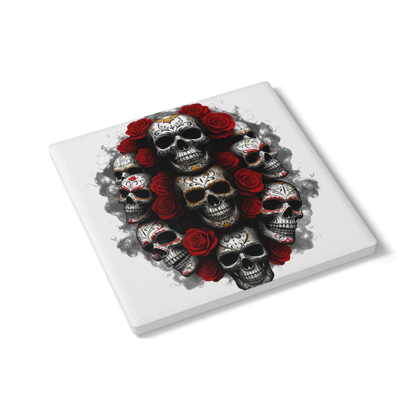 LaCatrina Edge: Bold Ceramic Coaster #42