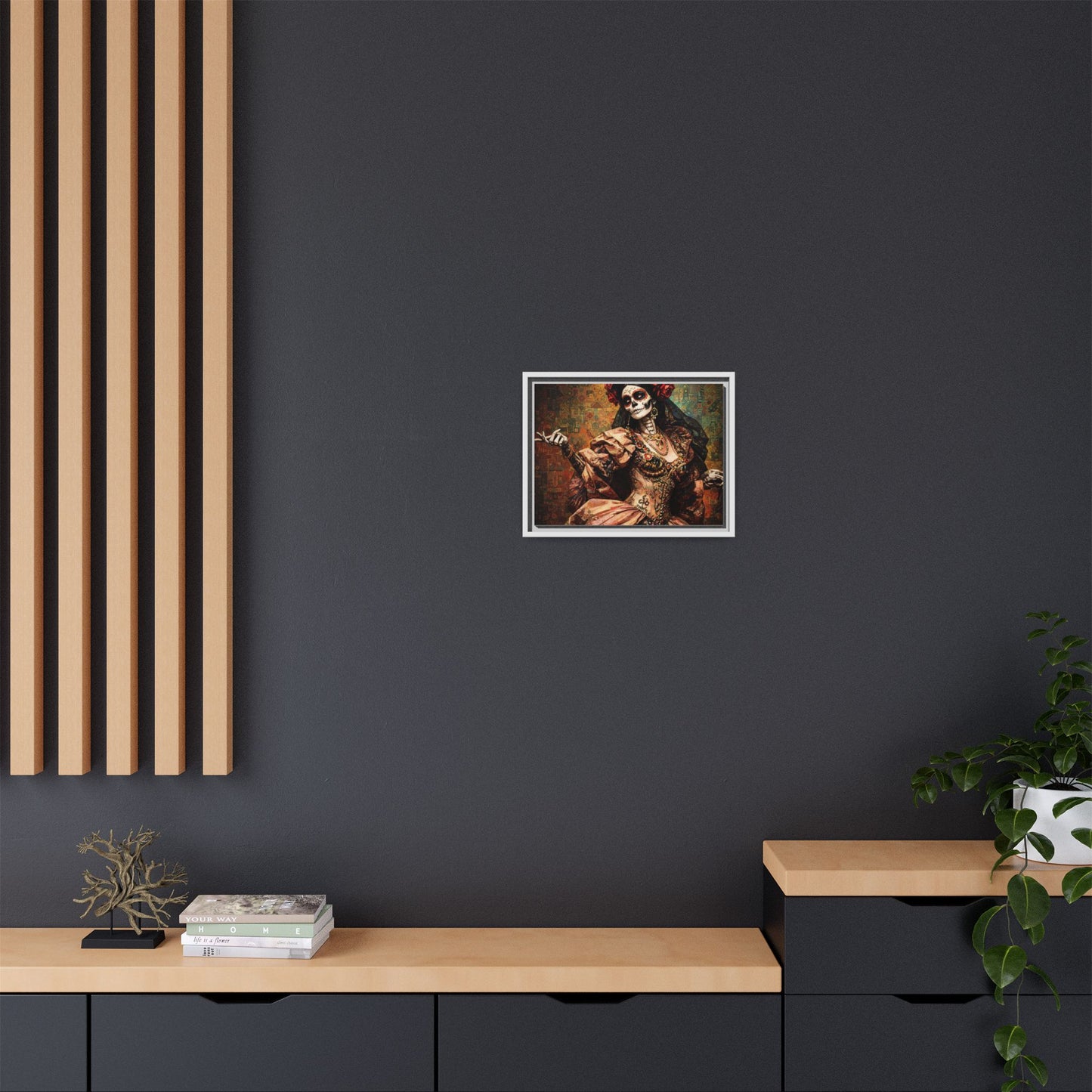 LaCatrina Elegance: Professional Art Series #6 - Framed Matte Canvas
