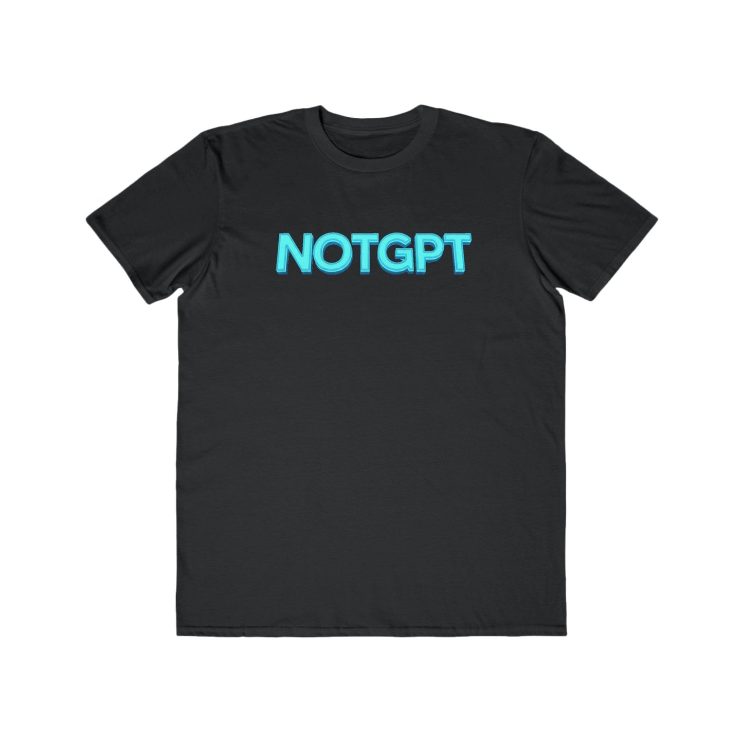 NOTGPT Cyan Glow – Snug Tee