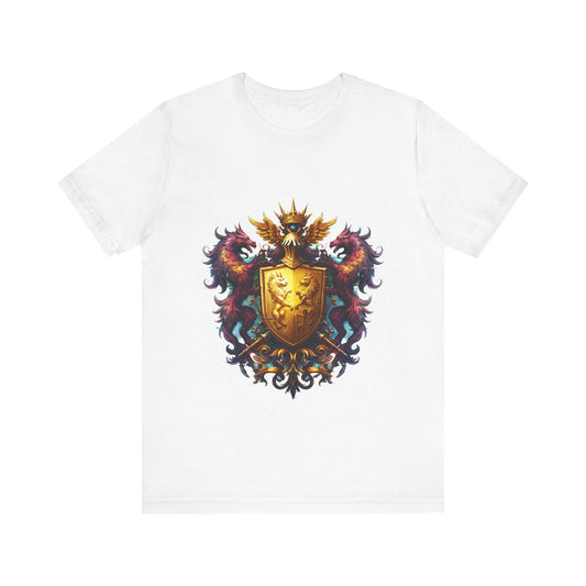 Guild Emblem Fusion Tee - Trendy Unisex Jersey Style