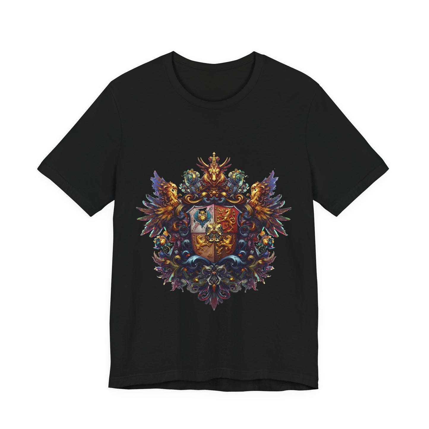 Guild Emblem Fusion Tee - Trendy Unisex Style #43
