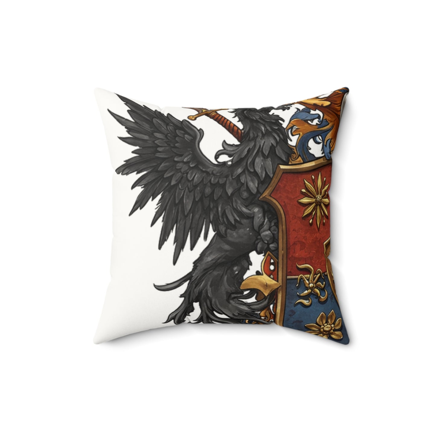 Urban Edge: Faux Suede Designer Pillow