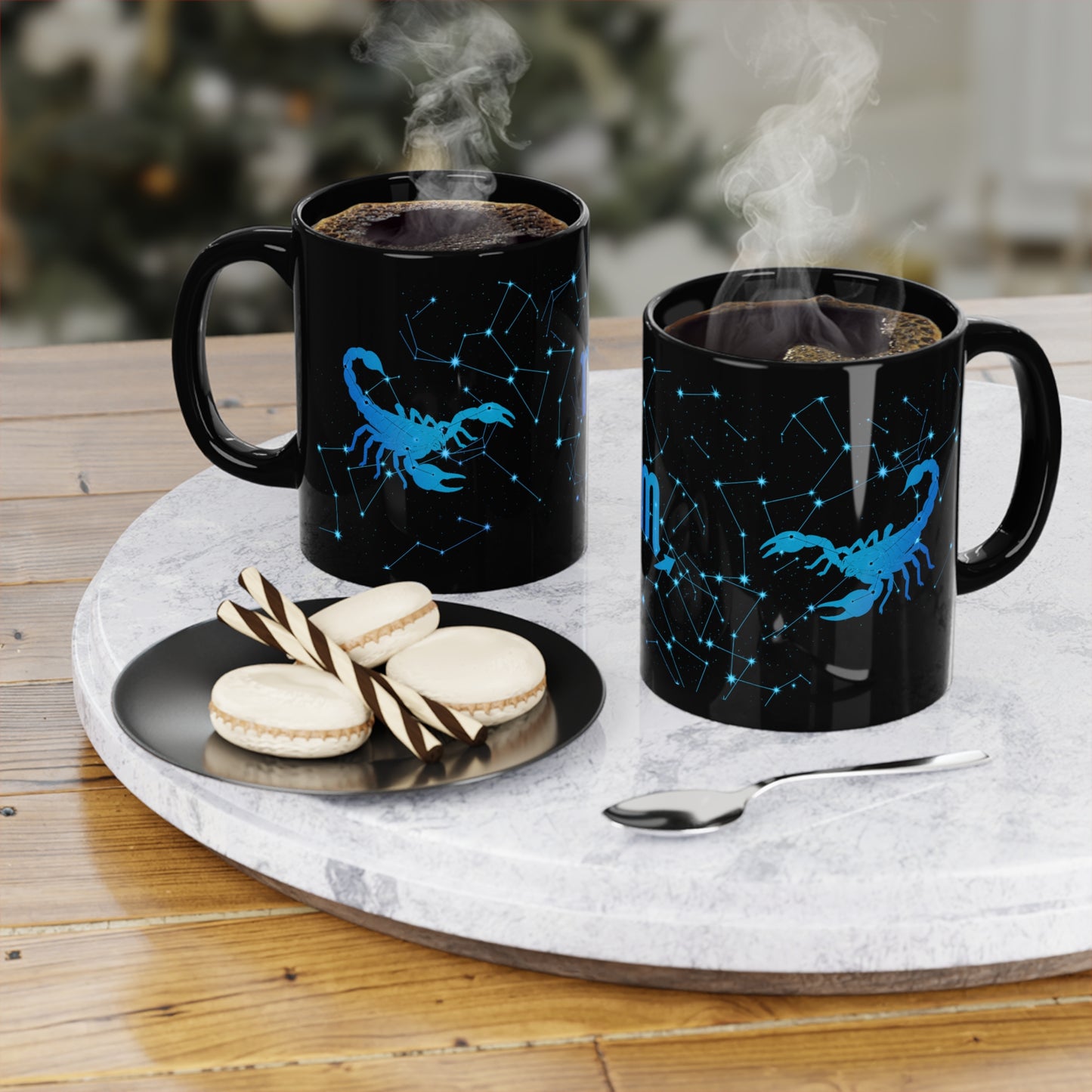 Starry Night Edition - Scorpio Constellation Coffee Mug | Astrology Gift, Zodiac Decor, Horoscope Mug, Birthday Present, Celestial Drinkware
