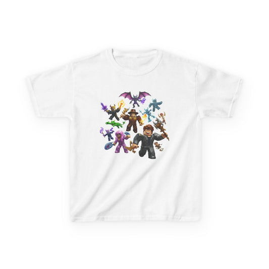 Pixel Power Play: Kids' Voxel Adventure Tee