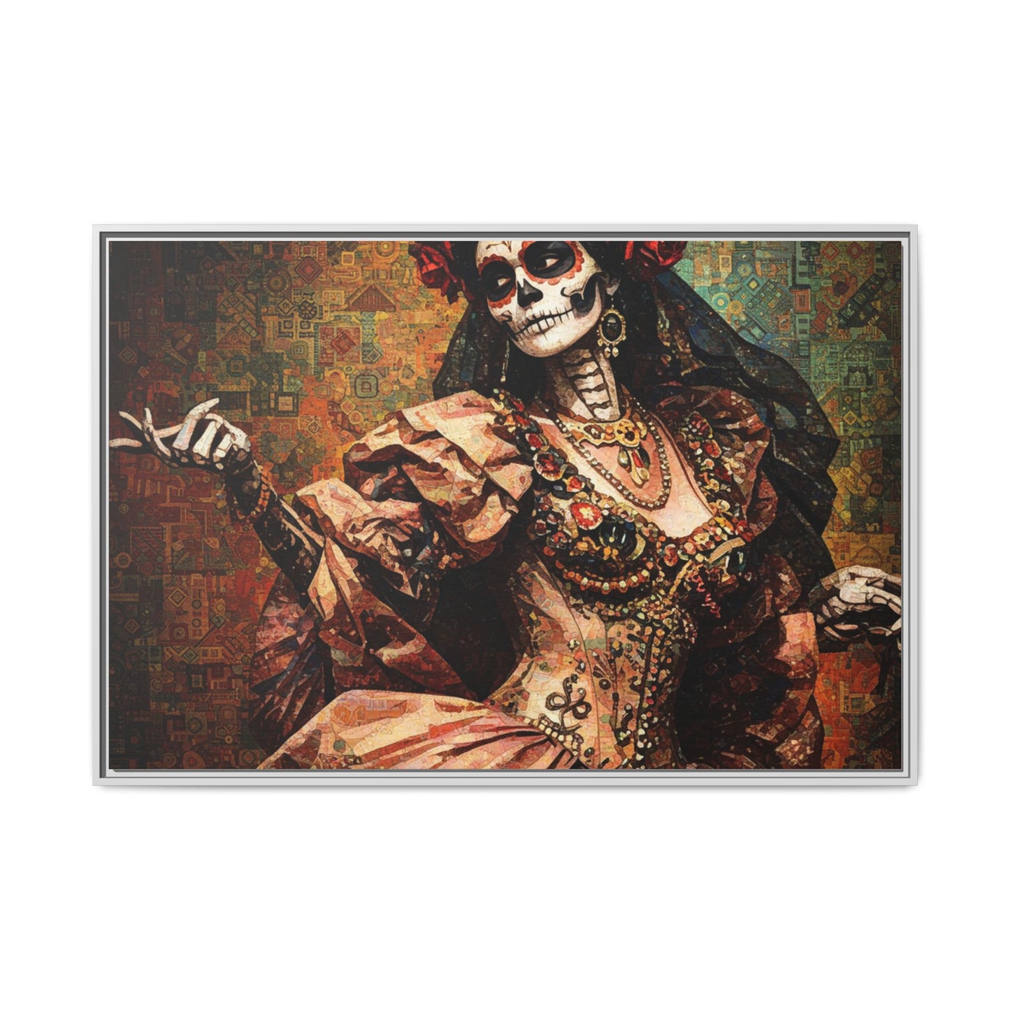 LaCatrina Elegance: Professional Art Series #6 - Framed Matte Canvas