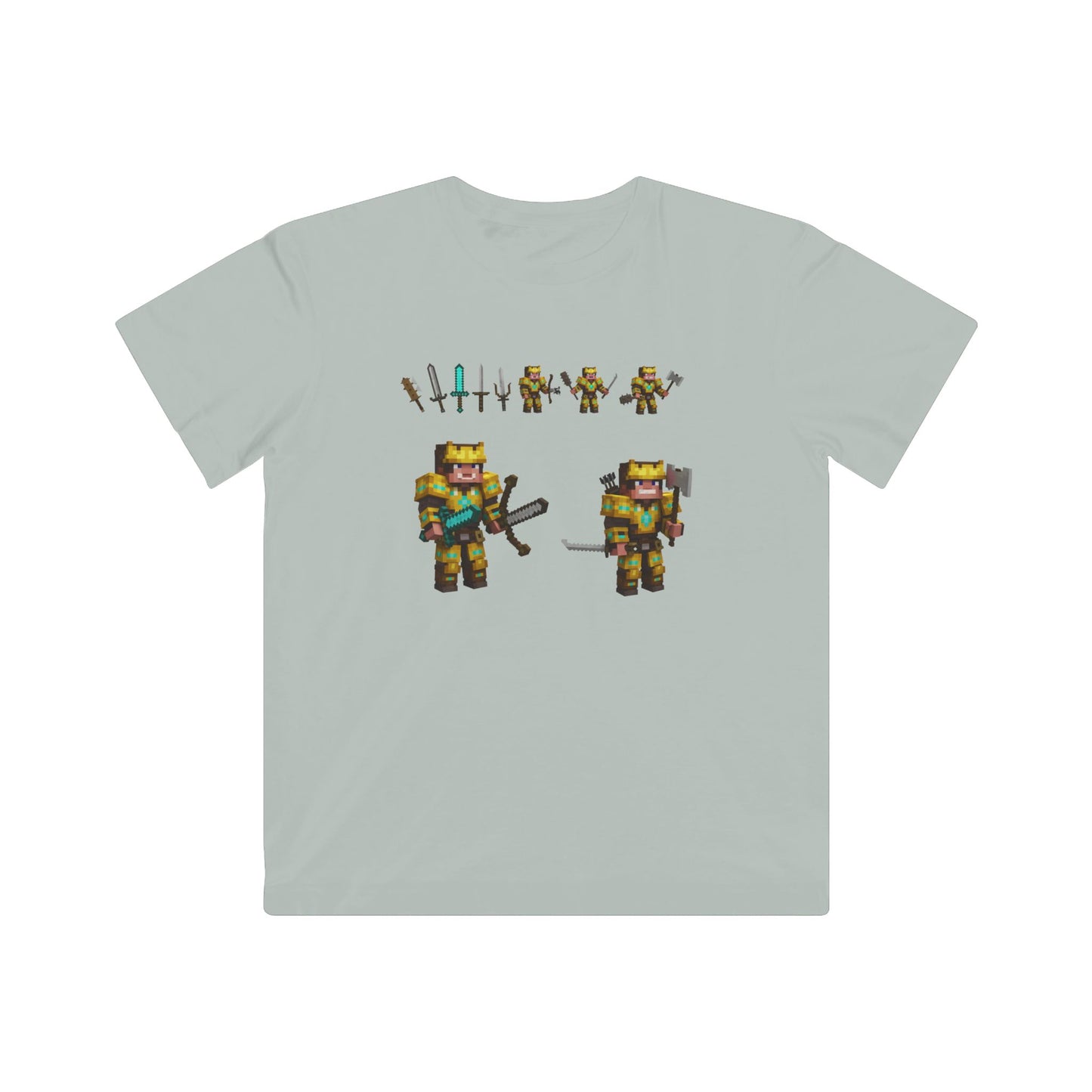 Pixel Power Play Kids Tee - Mine Warriors Design!