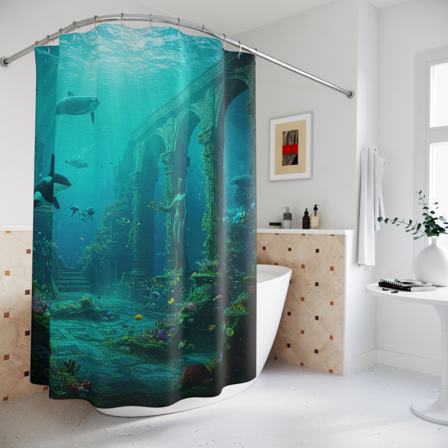 Atlantis Edge: The Lost City Edition Shower Curtain