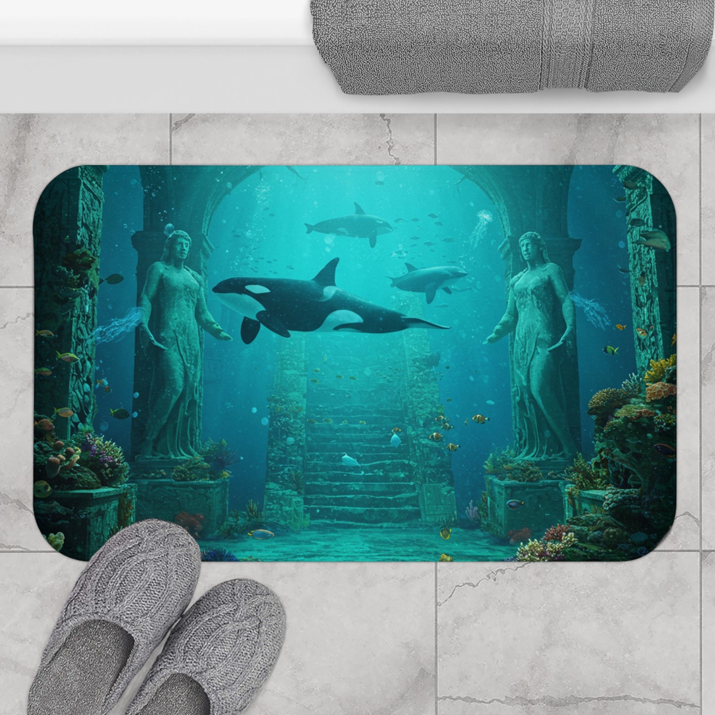Atlantis Escape Casual Bath Mat