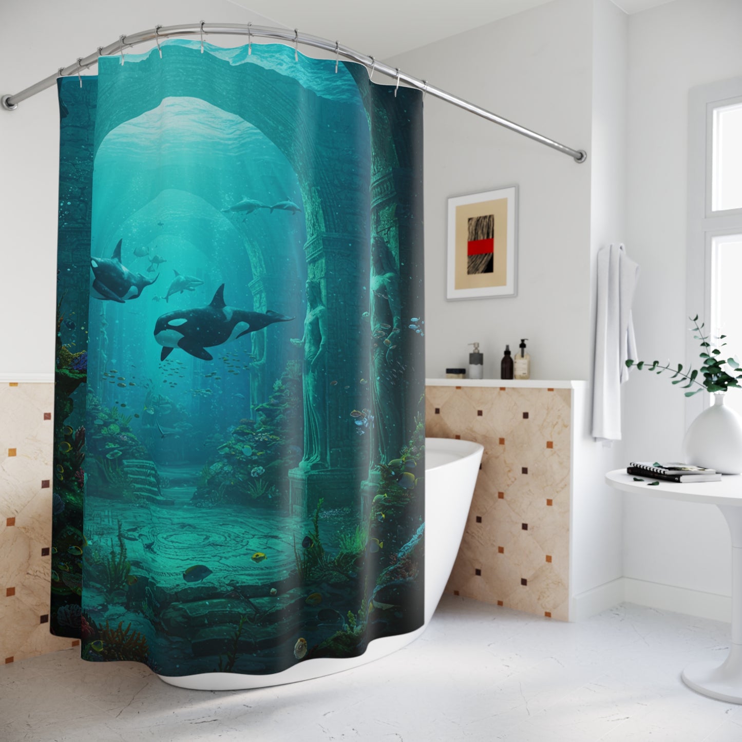 Atlantis Edge: The Lost City Shower Curtain