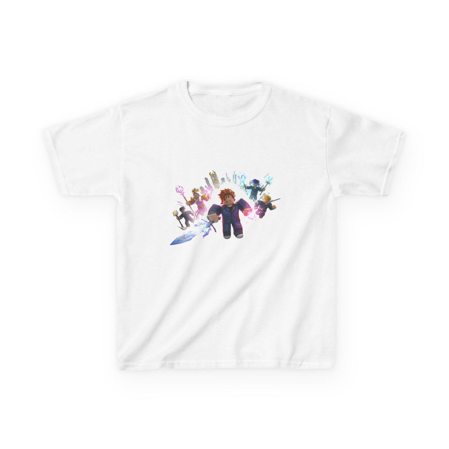 Voxel Adventure Kids Heavy Cotton Tee - Trendy Edition #133