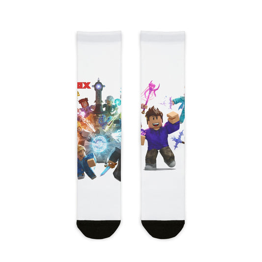 Voxel Invasion Edgy Crew Socks