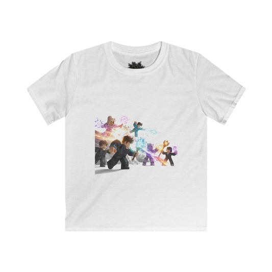 Back to School Voxel Adventure - Kids Softstyle Tee