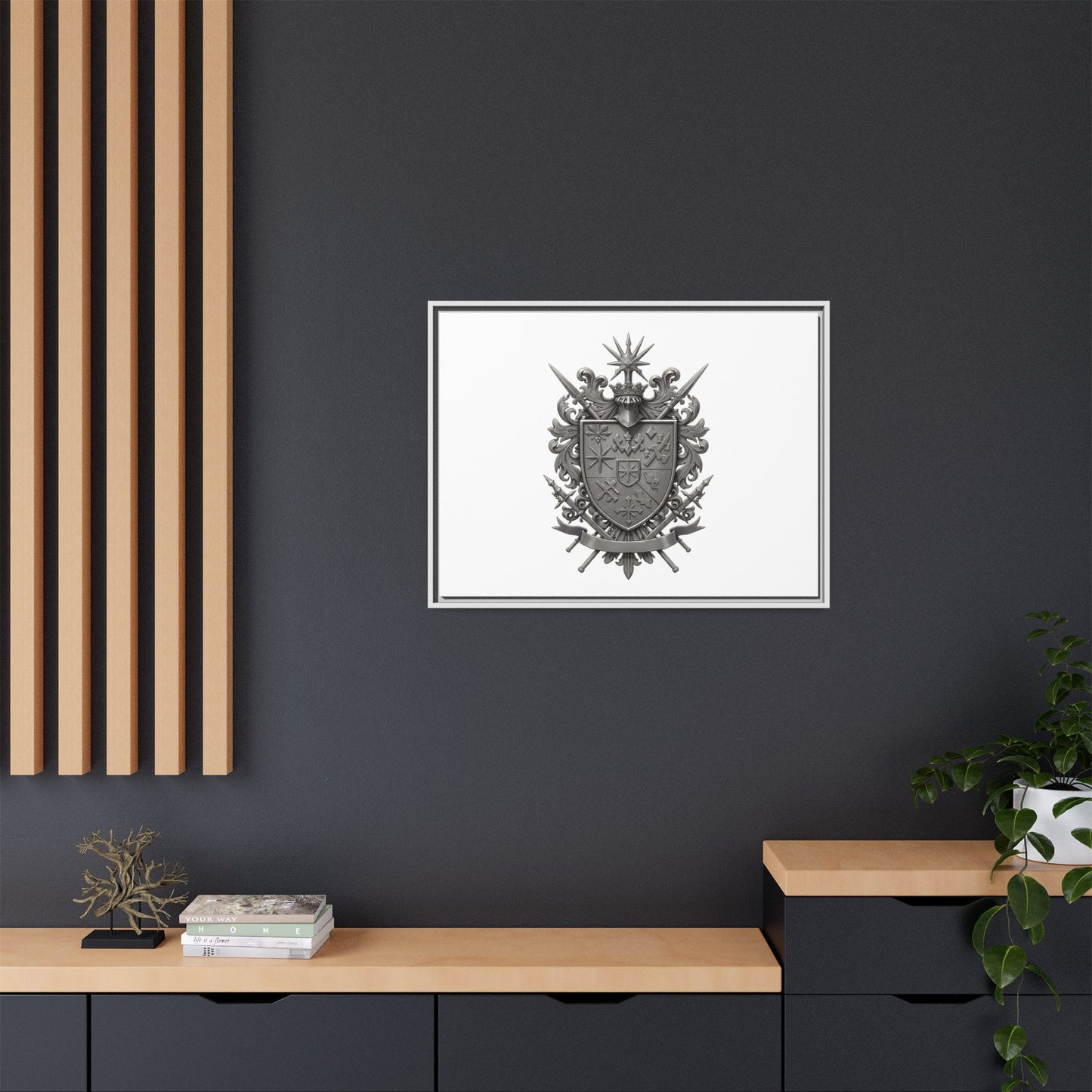 Elegant Guild #8 - Professional Multi-Color Framed Canvas