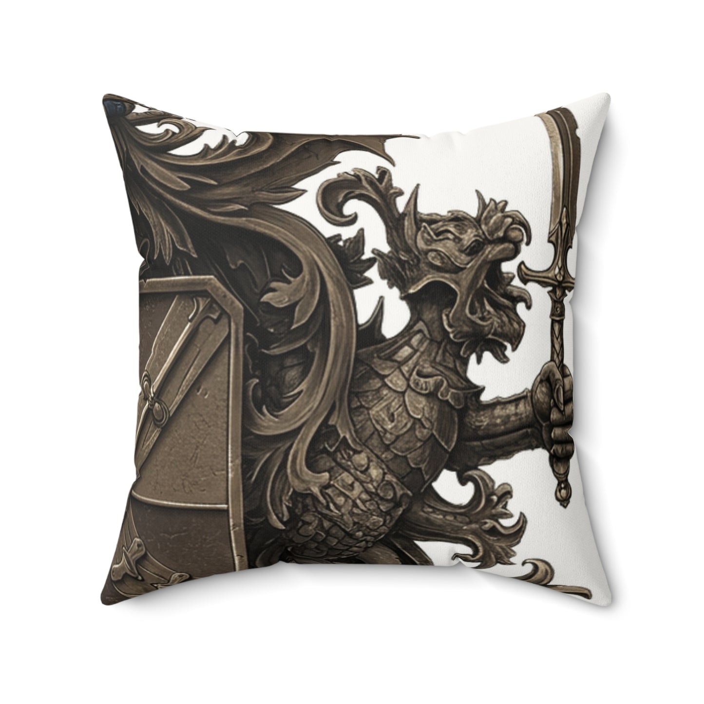 Urban Edge: Faux Suede Square Pillow