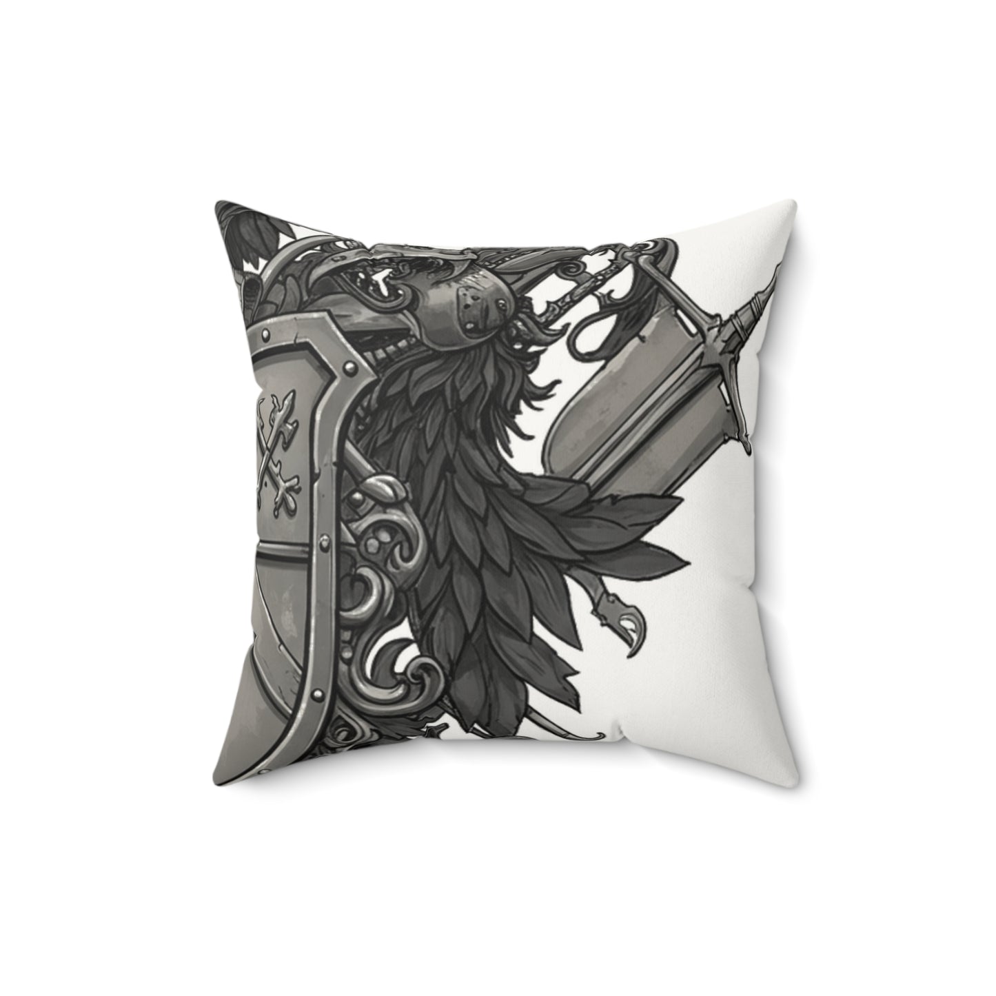 Urban Edge: Chic Faux Suede Square Pillow