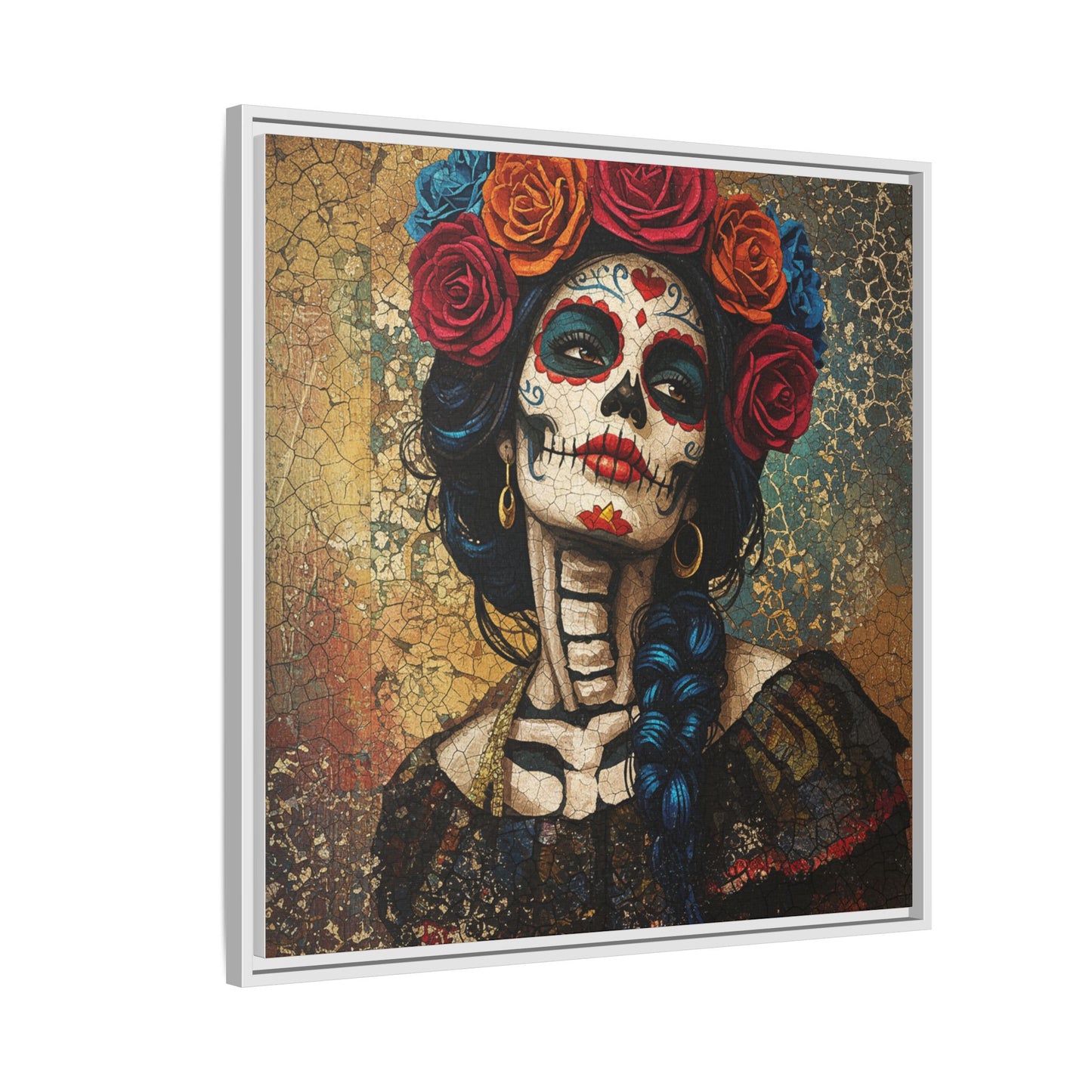 LaCatrina Essence - Framed Multicolor Matte Canvas Art #3