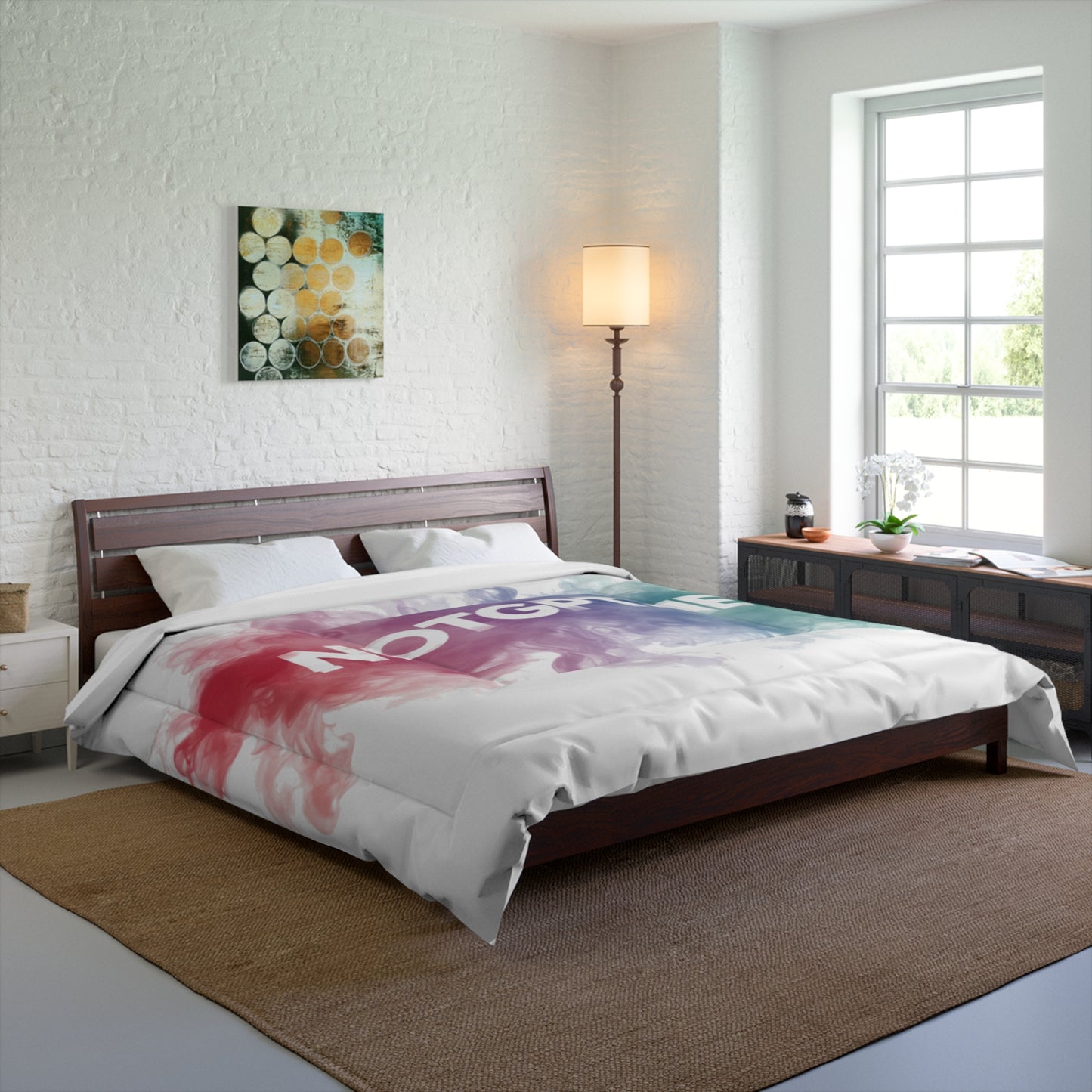 Misty Haze Casual Comforter - Dreamy Smoke Design #6