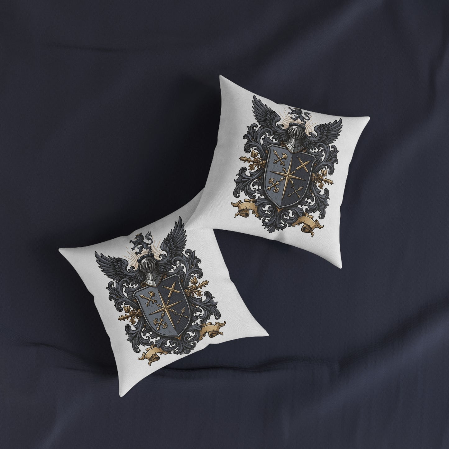 Edgy Guild Emblem Square Pillow - Dare to Dream Edition