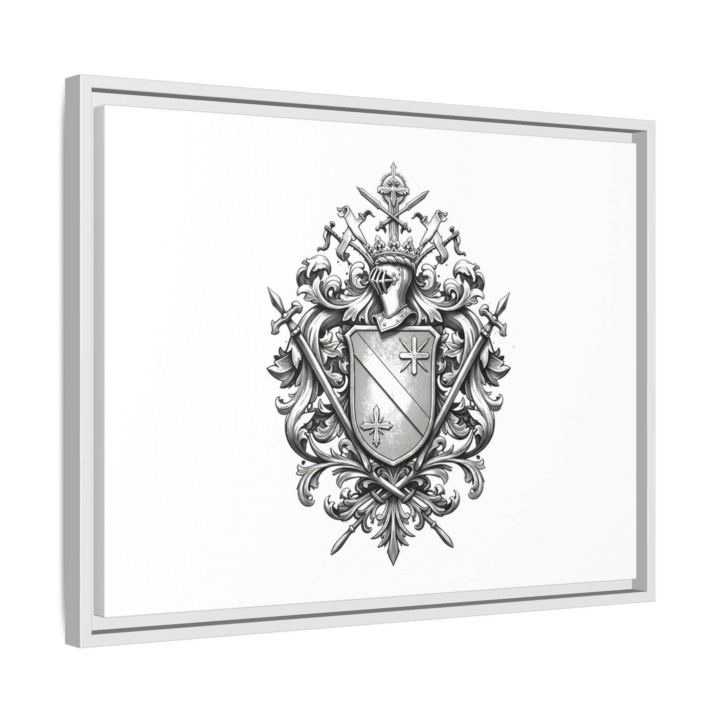 Guild #52 Elegance: Premium Multicolor Framed Matte Canvas