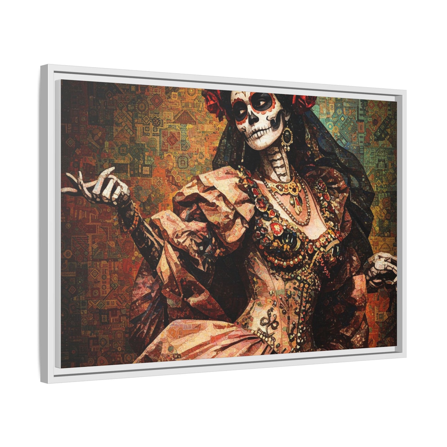 LaCatrina Elegance: Professional Art Series #6 - Framed Matte Canvas