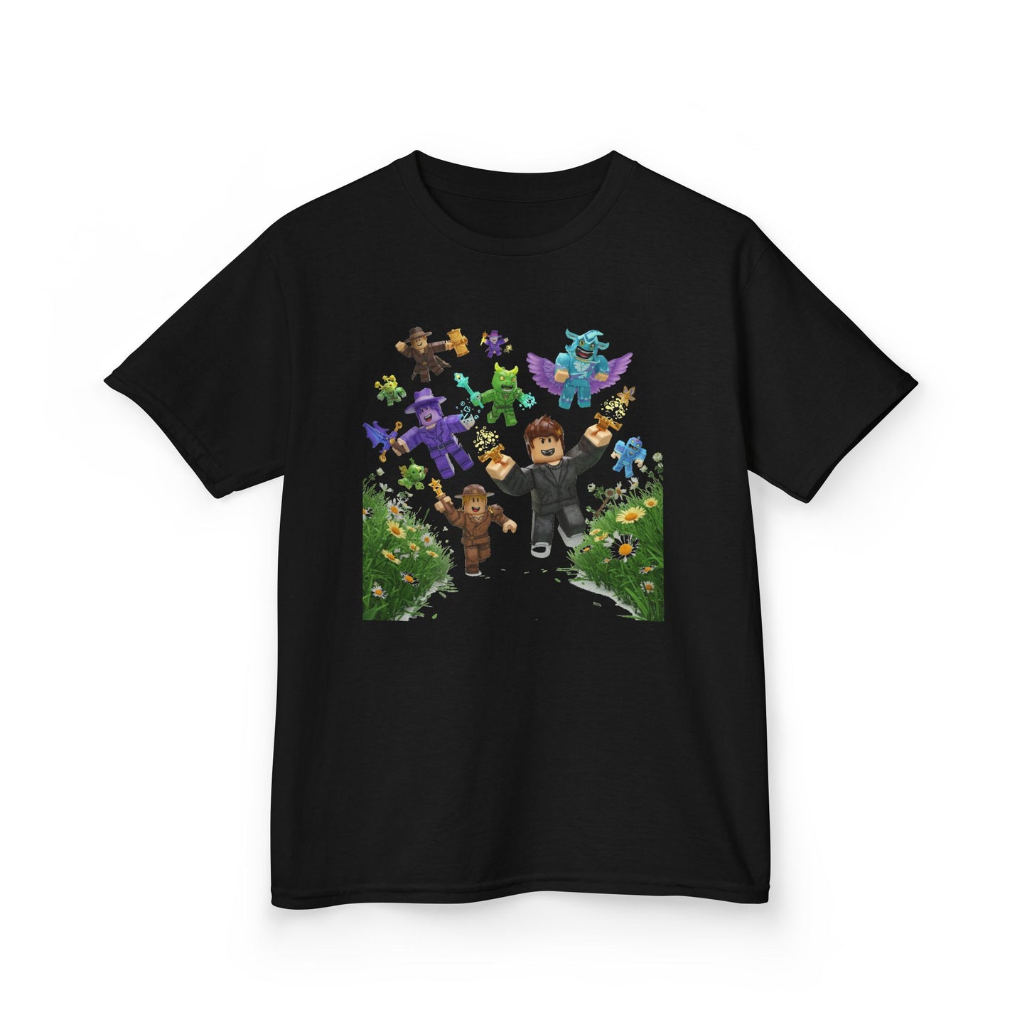 Pixel Pals Adventure - Trendy Kids' Heavy Cotton Tee