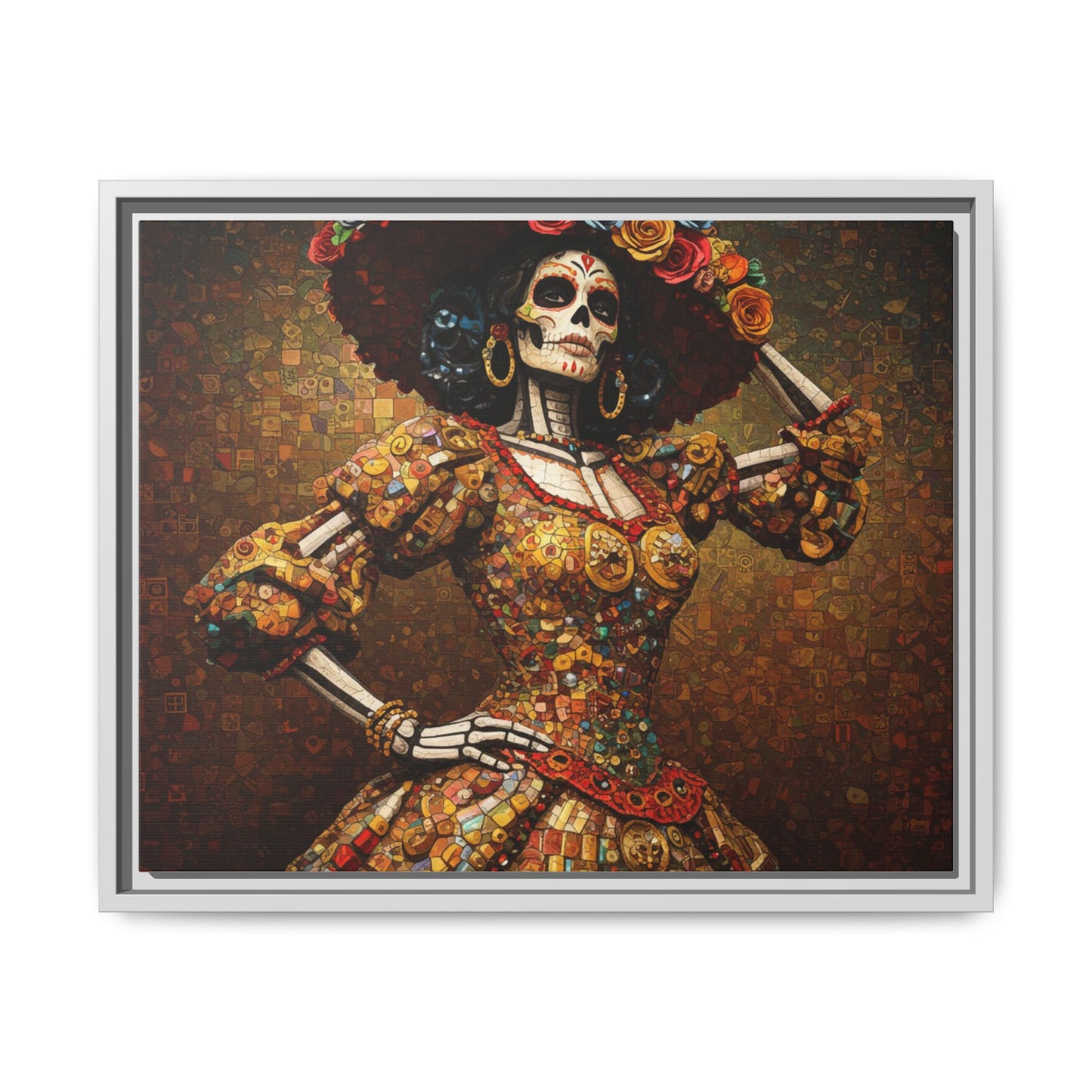 LaCatrina Essence #24 - Professional Multi-Color Framed Matte Canvas