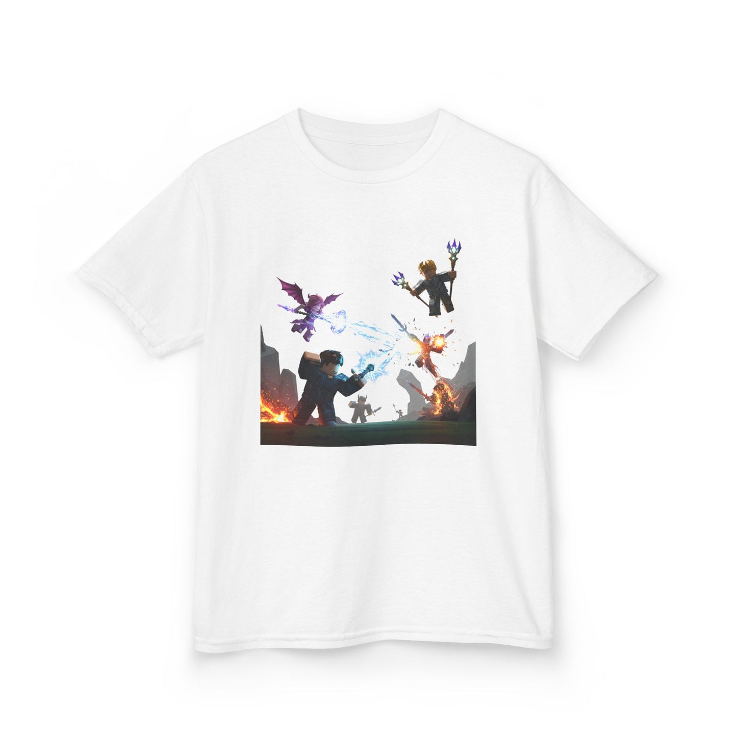 Kids' Voxel Adventure Heavy Cotton Tee - Unique Style #93