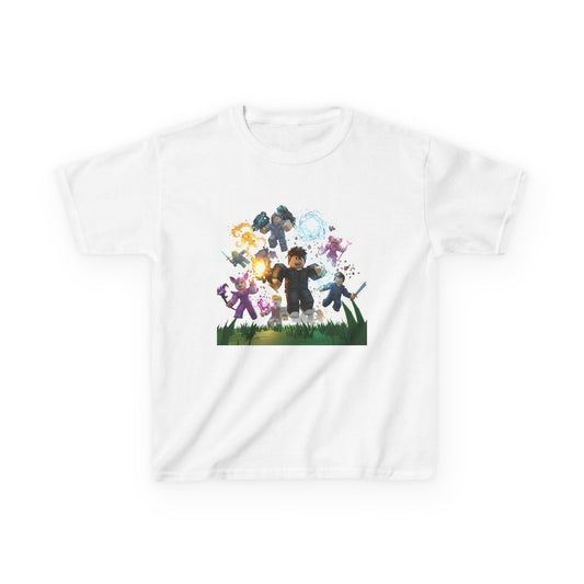 Voxel Adventure Kids Heavy Cotton Tee - Trendy Edition