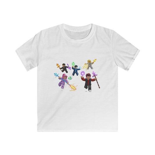 Pixel Pals Playground - Kids' Softstyle Tee
