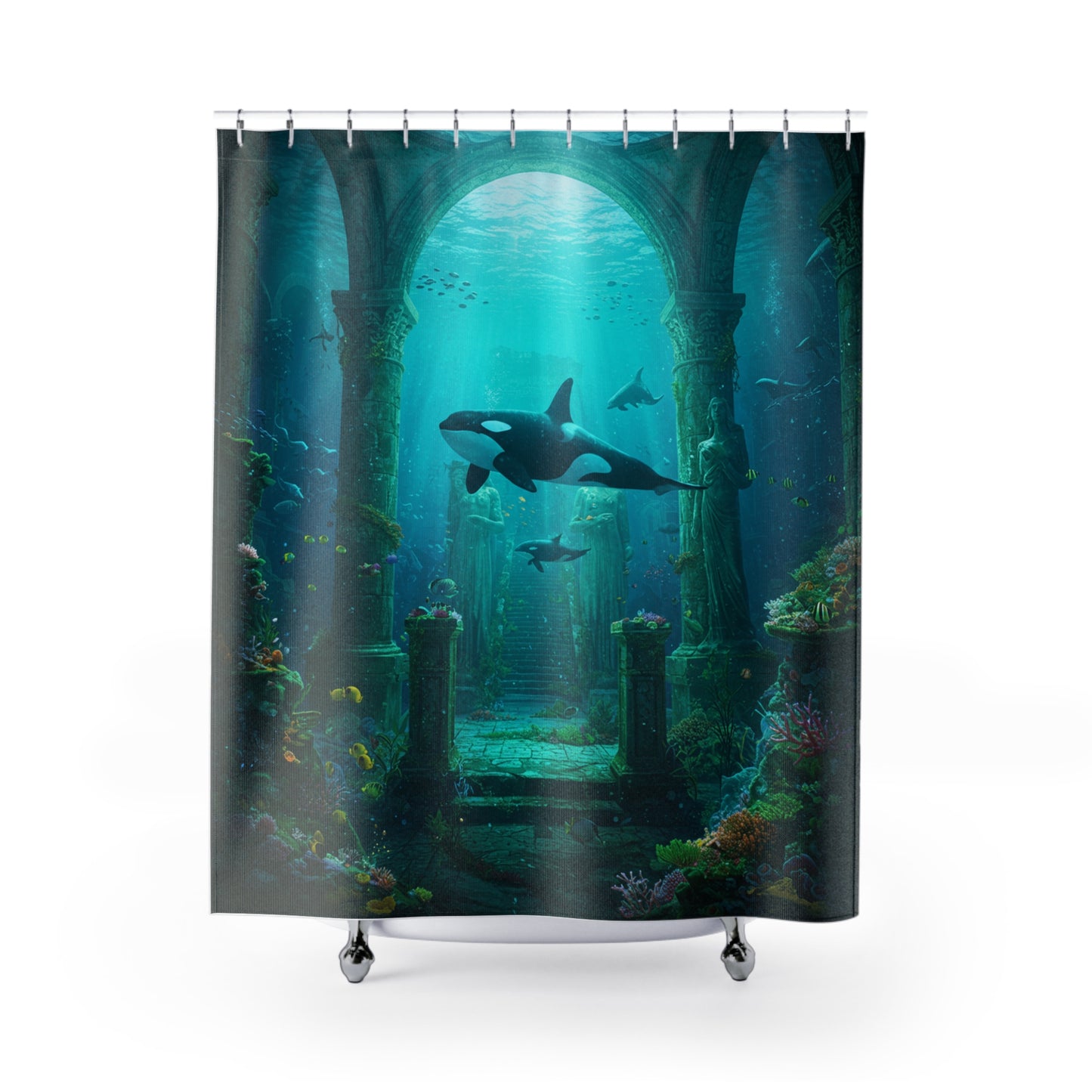 Atlantis Edge: The Lost City Shower Curtain