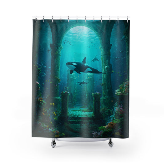 Atlantis Edge: The Lost City Shower Curtain