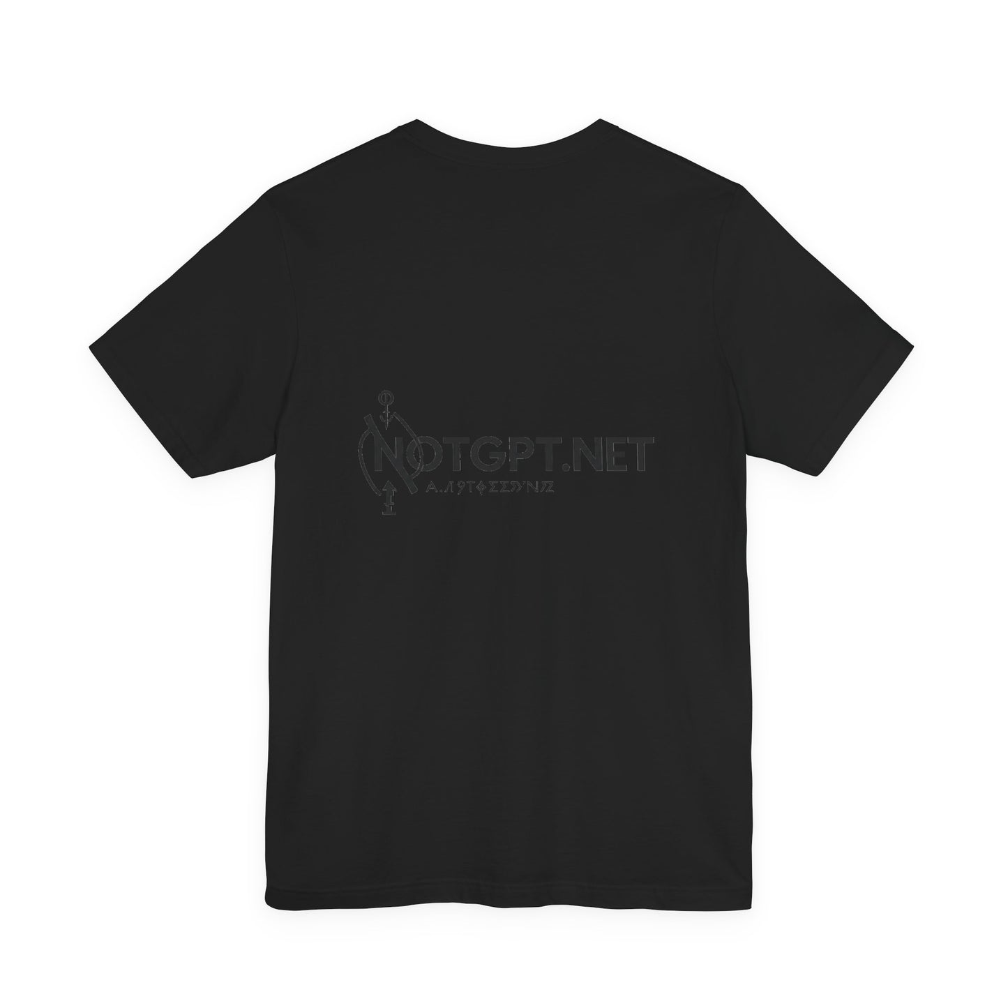 Trendy Notgpt Heraldic Glitch Tee - Unleash Your Style