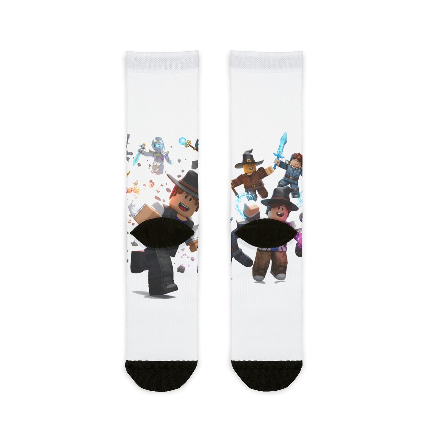 Voxel Invasion Edgy Crew Socks