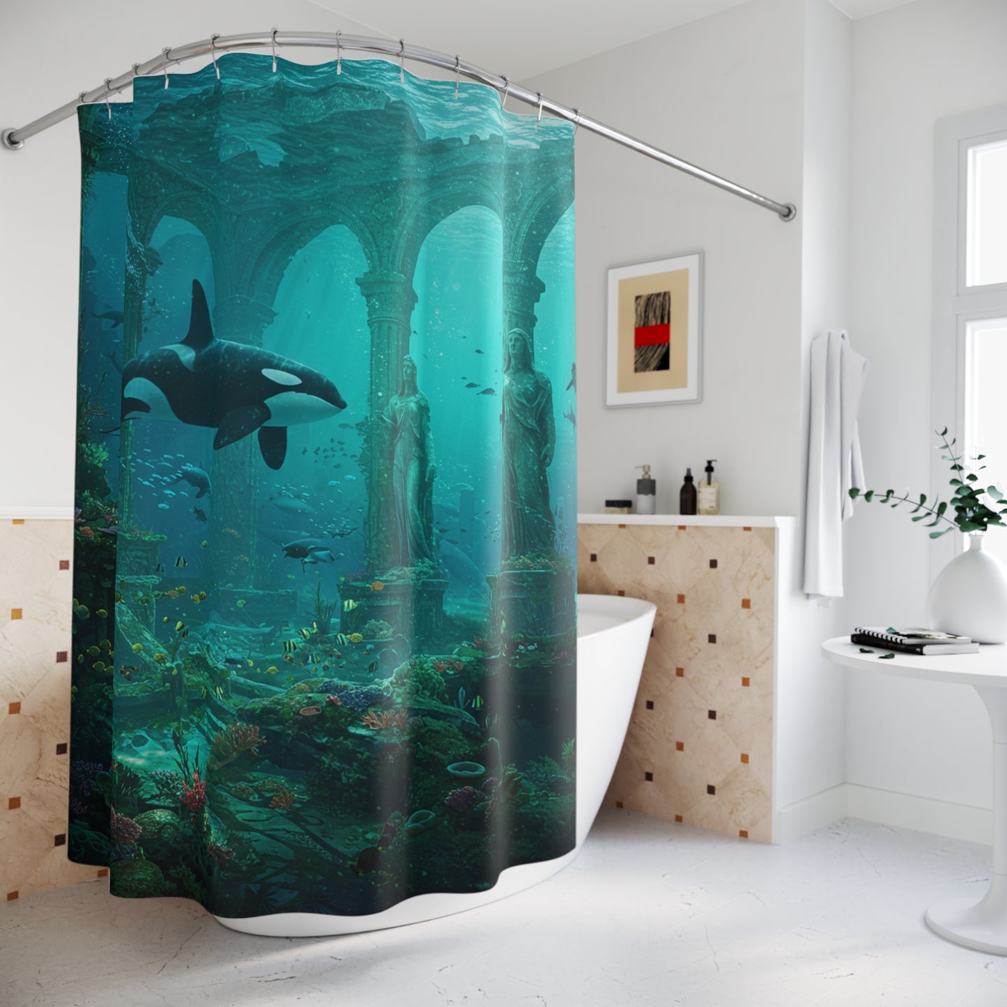 Atlantis Edge: The Lost City #6 Shower Curtain