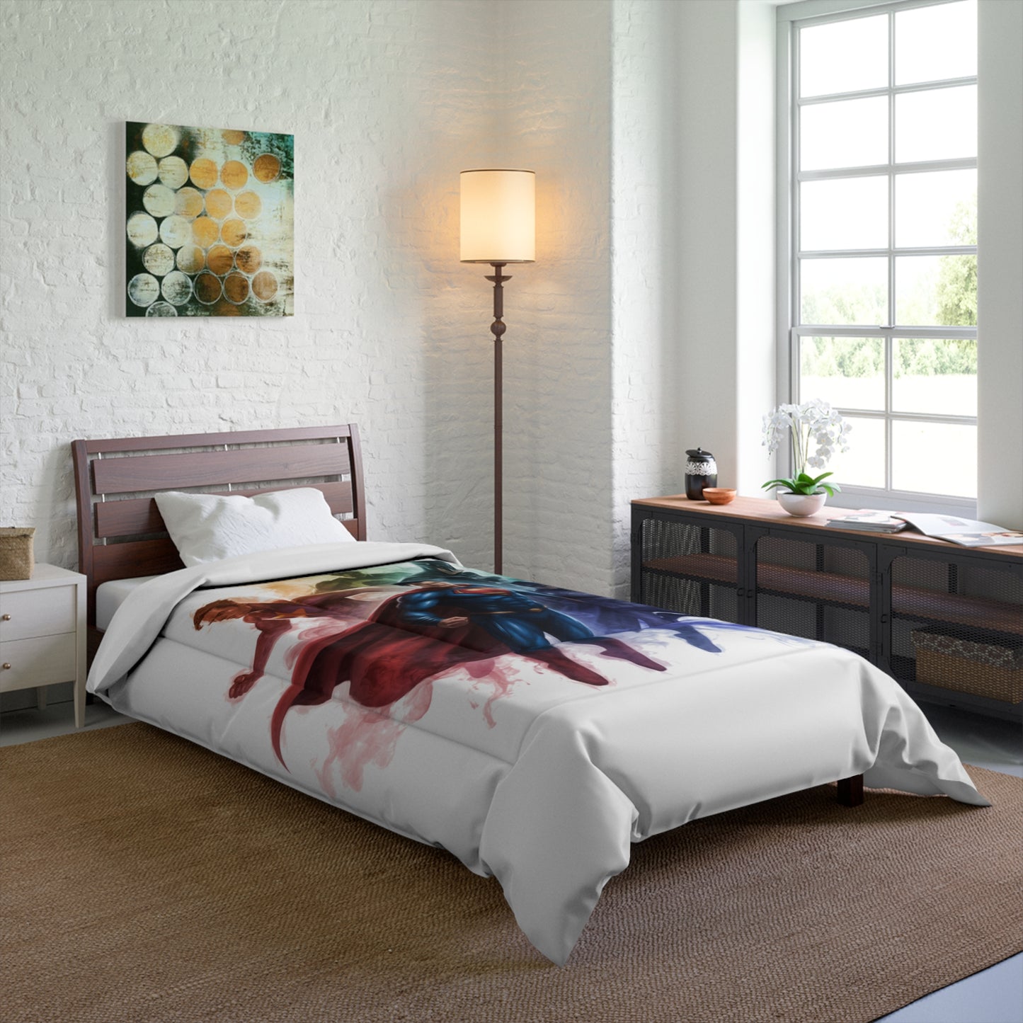 Dreamy Haze Comforter - Ultra Smoke Print Style #2