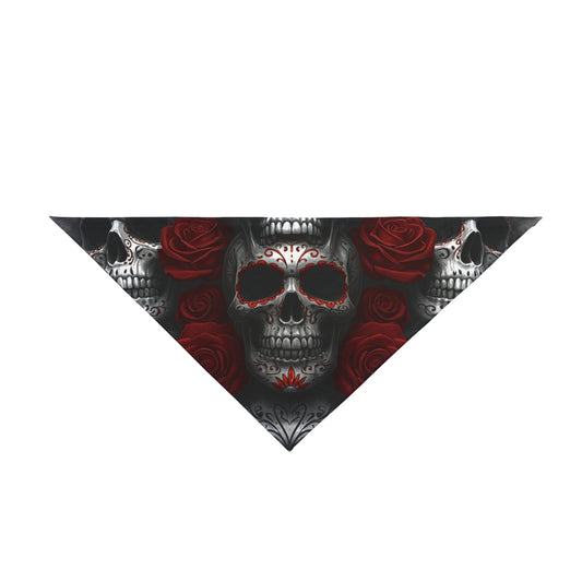 LaCatrina Edge: Chic Skull Pet Bandana #25
