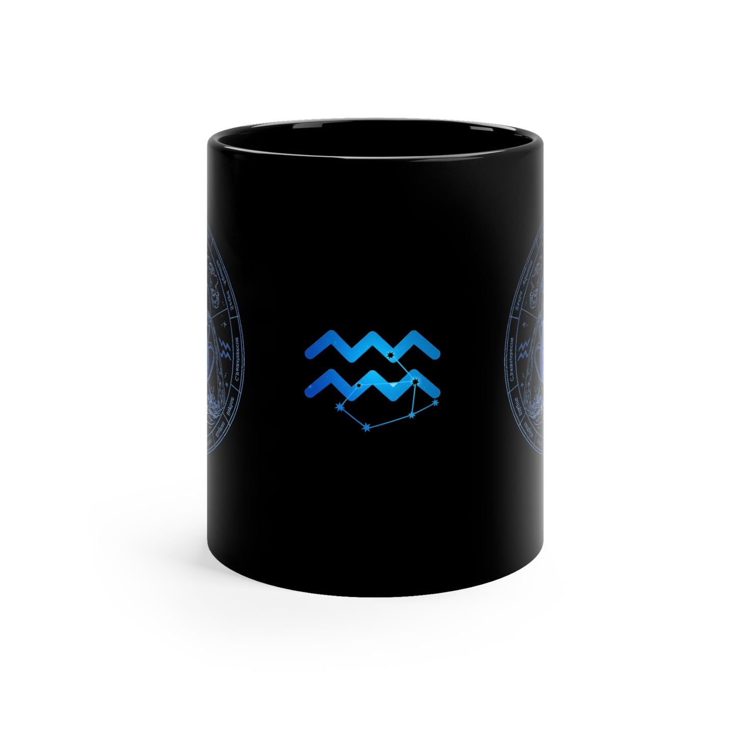 Aquarius Zodiac Coffee Mug | Horoscope Gift for Astrology Lovers, Star Sign Decor, Unique Gift for Birthdays, Home & Kitchen