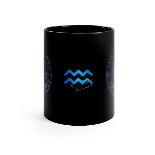Aquarius Zodiac Coffee Mug | Horoscope Gift for Astrology Lovers, Star Sign Decor, Unique Gift for Birthdays, Home & Kitchen