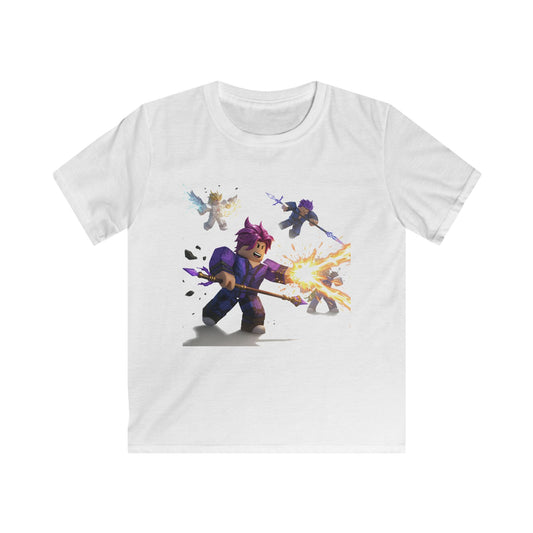 Pixel Pals Playground Tee - Kids' Voxel Adventure