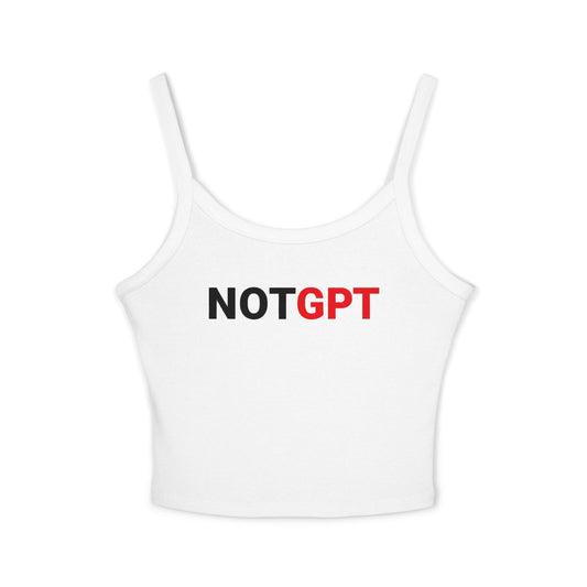 NOTGPT B/R Logo — Spaghetti Strap Top